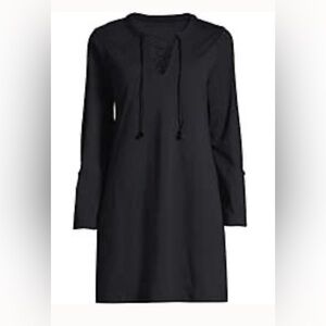 Land’s End Cover-up or Tunic, Black Size L (14-16)